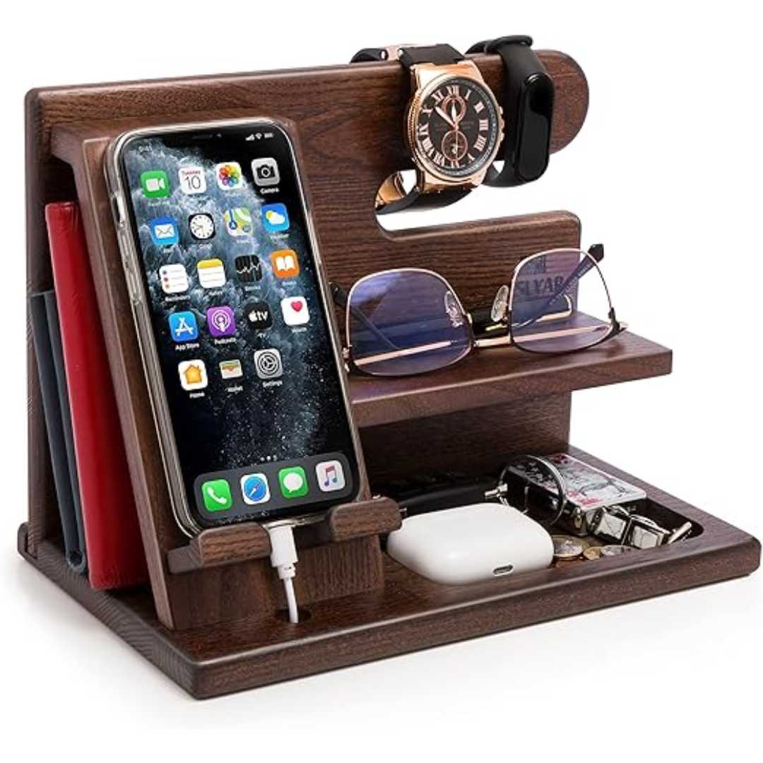 Groom Gift Charging Station - Organizer and Charger
