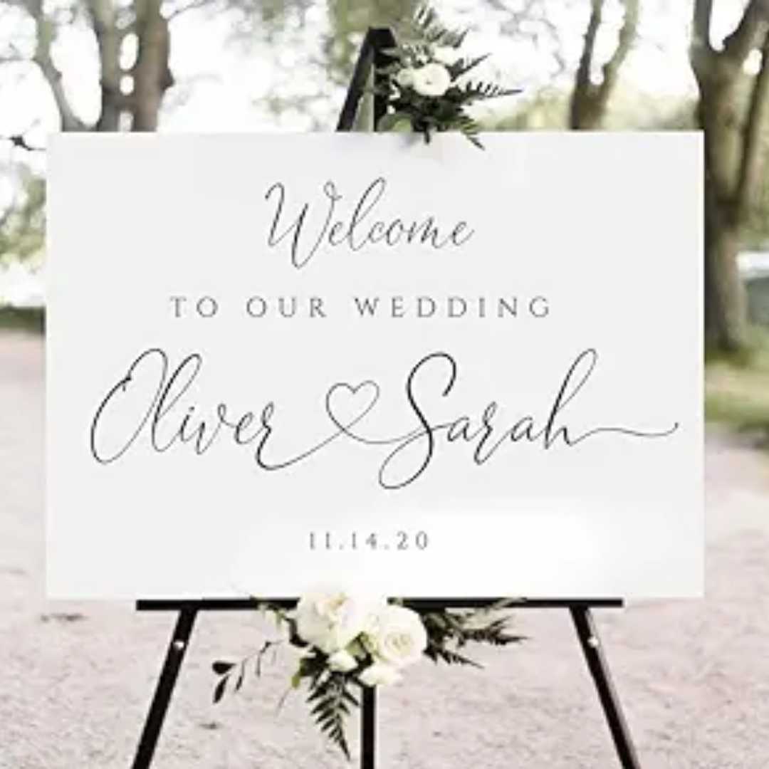 Welcome To Our Wedding Sign (Printable)