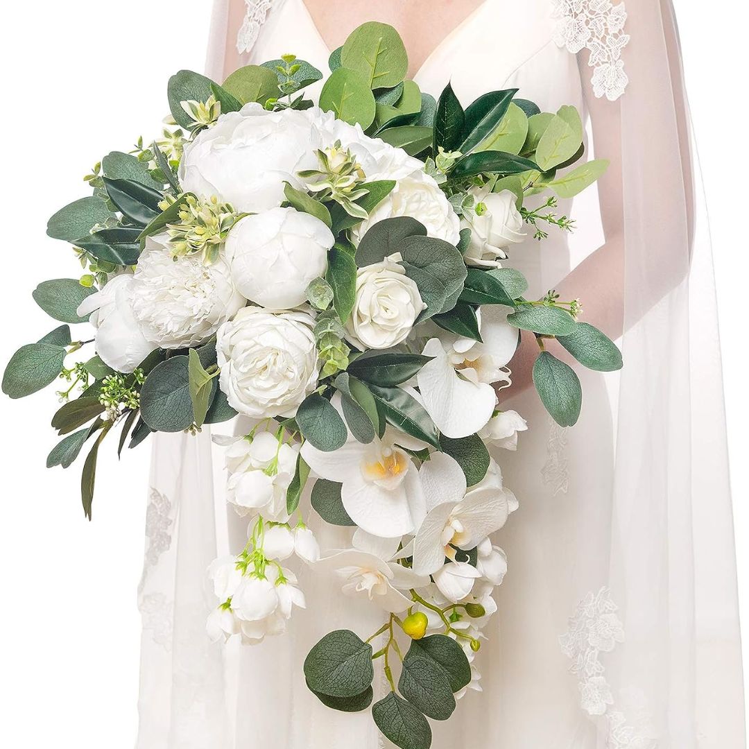 Artificial Wedding Bouquets for Bride Bridal Bouquet Bridesmaid Bouquet Tossing Bouquet for Wedding Ceremony